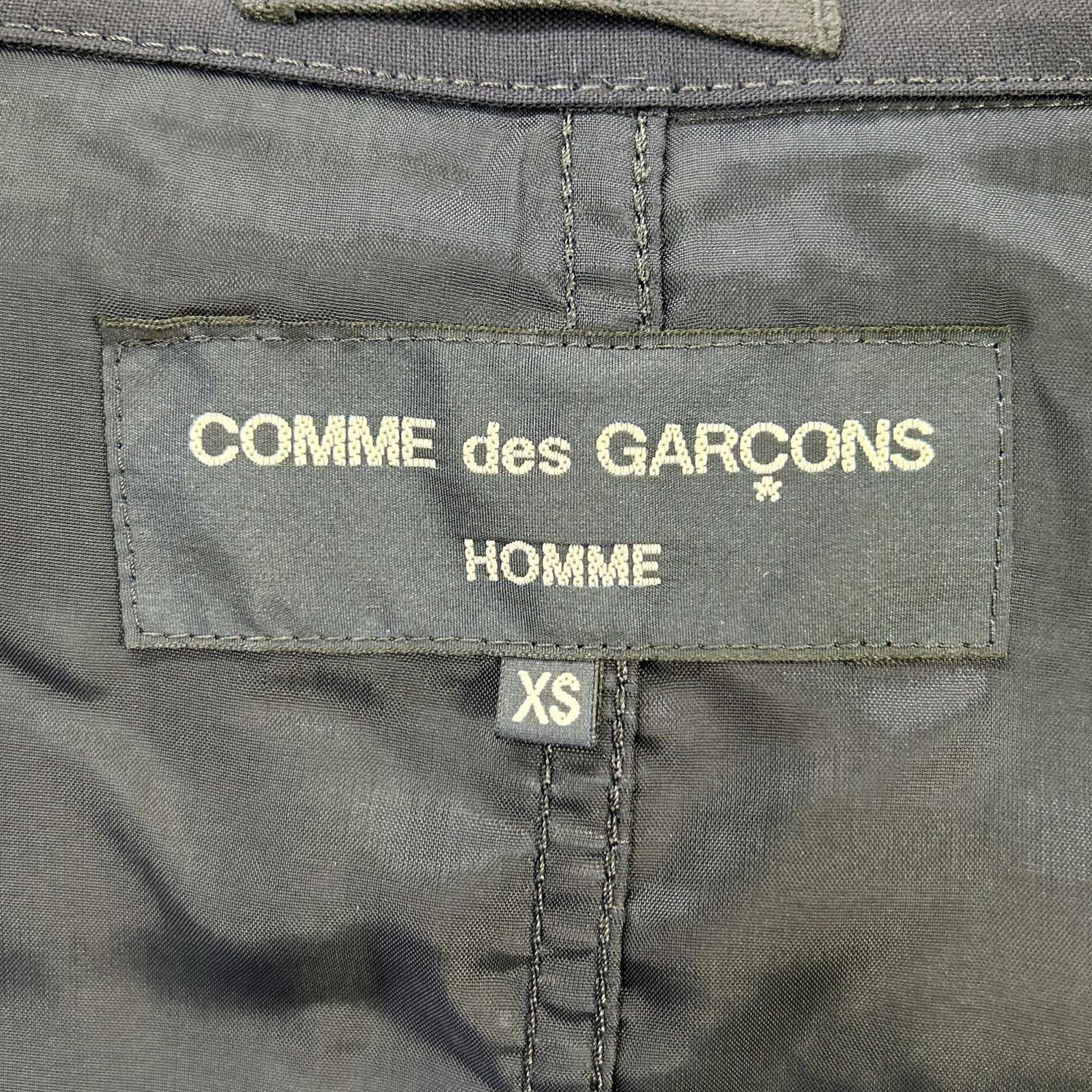COMMEdesGARCONS HOMME コムデギャルソンオム 19年 HA-J101 ネイビー ウール ステッチ シングルテーラードジャケット ジャケット