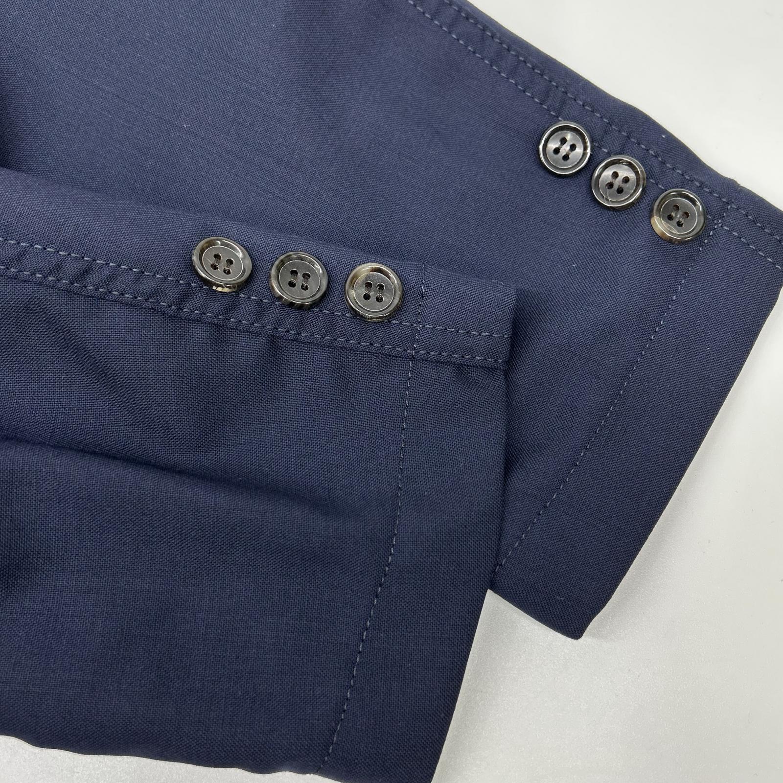 COMMEdesGARCONS HOMME コムデギャルソンオム 19年 HA-J101 ネイビー ウール ステッチ シングルテーラードジャケット ジャケット