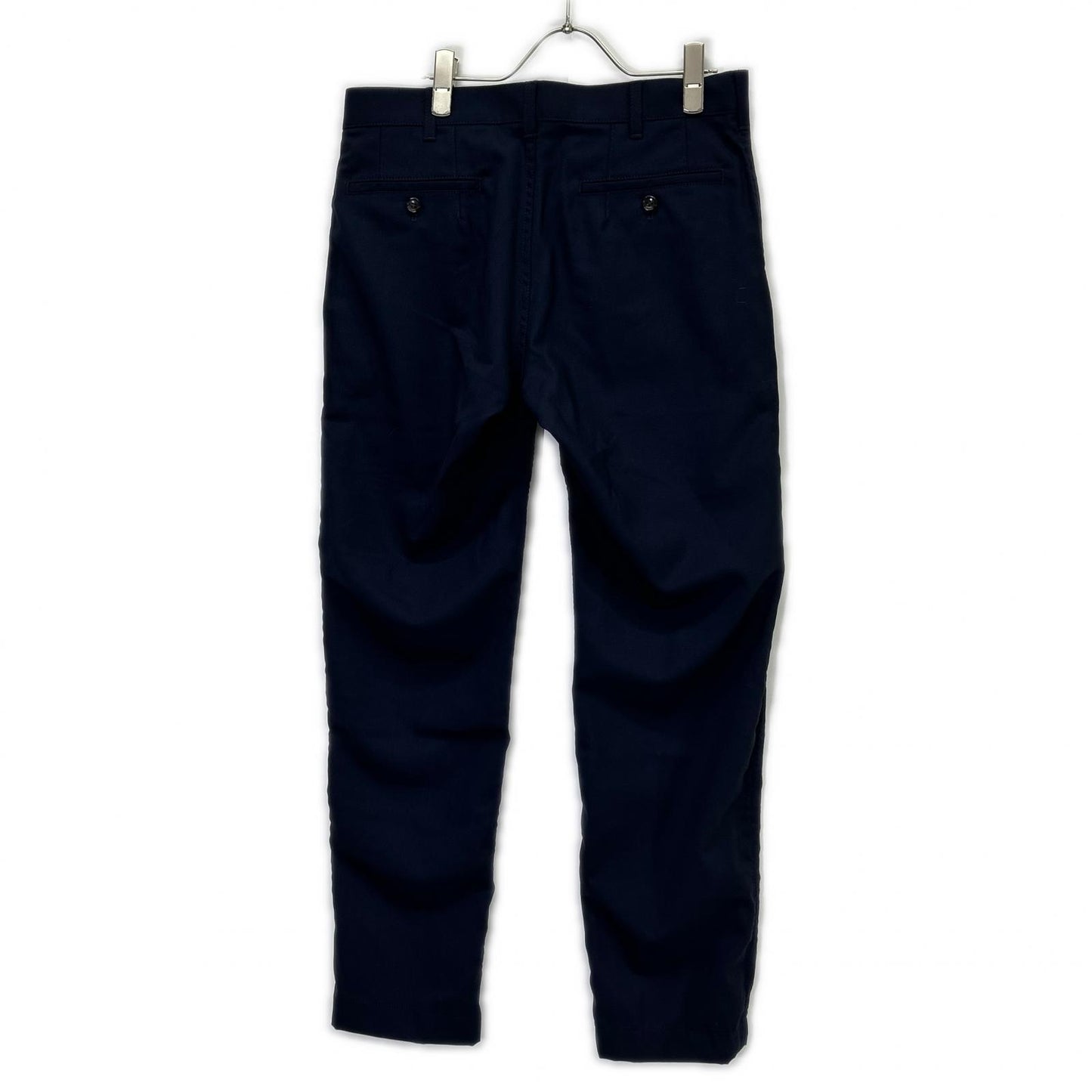 COMMEdesGARCONS HOMME コムデギャルソンオム 19年 HA-P101 ネイビー ウール ステッチ スラックスパンツ ボトムス