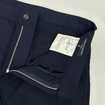 COMMEdesGARCONS HOMME コムデギャルソンオム 19年 HA-P101 ネイビー ウール ステッチ スラックスパンツ ボトムス