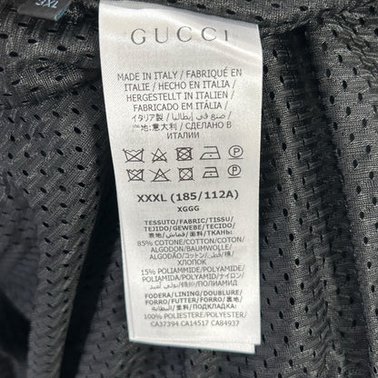 GUCCI グッチ 615810 19年 ブラック ベロア トラックジャケット ジャケット
