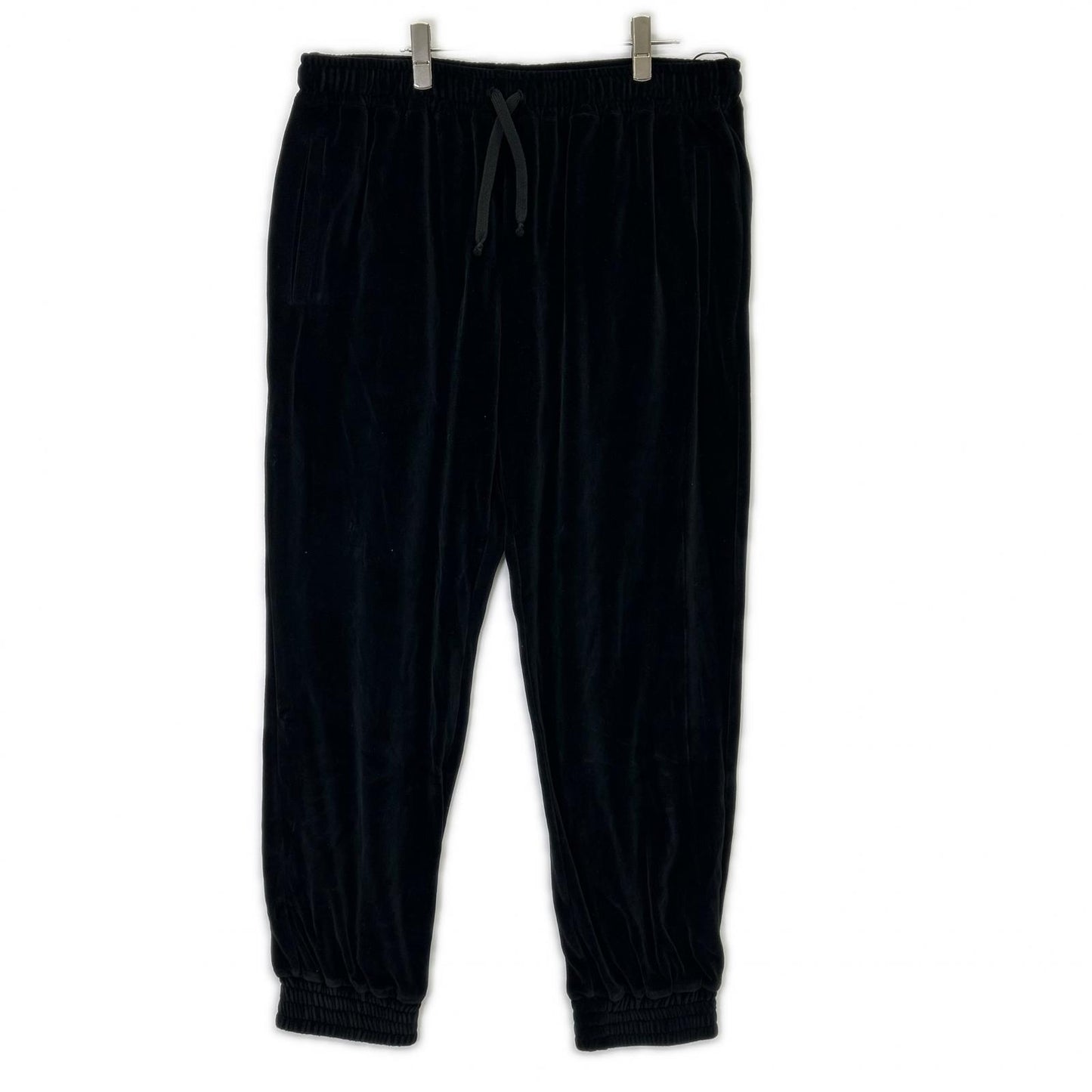 GUCCI グッチ 615811 19年 ブラック ベロア トラックパンツ ボトムス