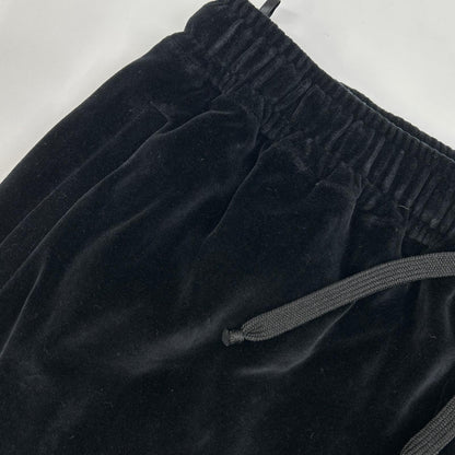 GUCCI グッチ 615811 19年 ブラック ベロア トラックパンツ ボトムス
