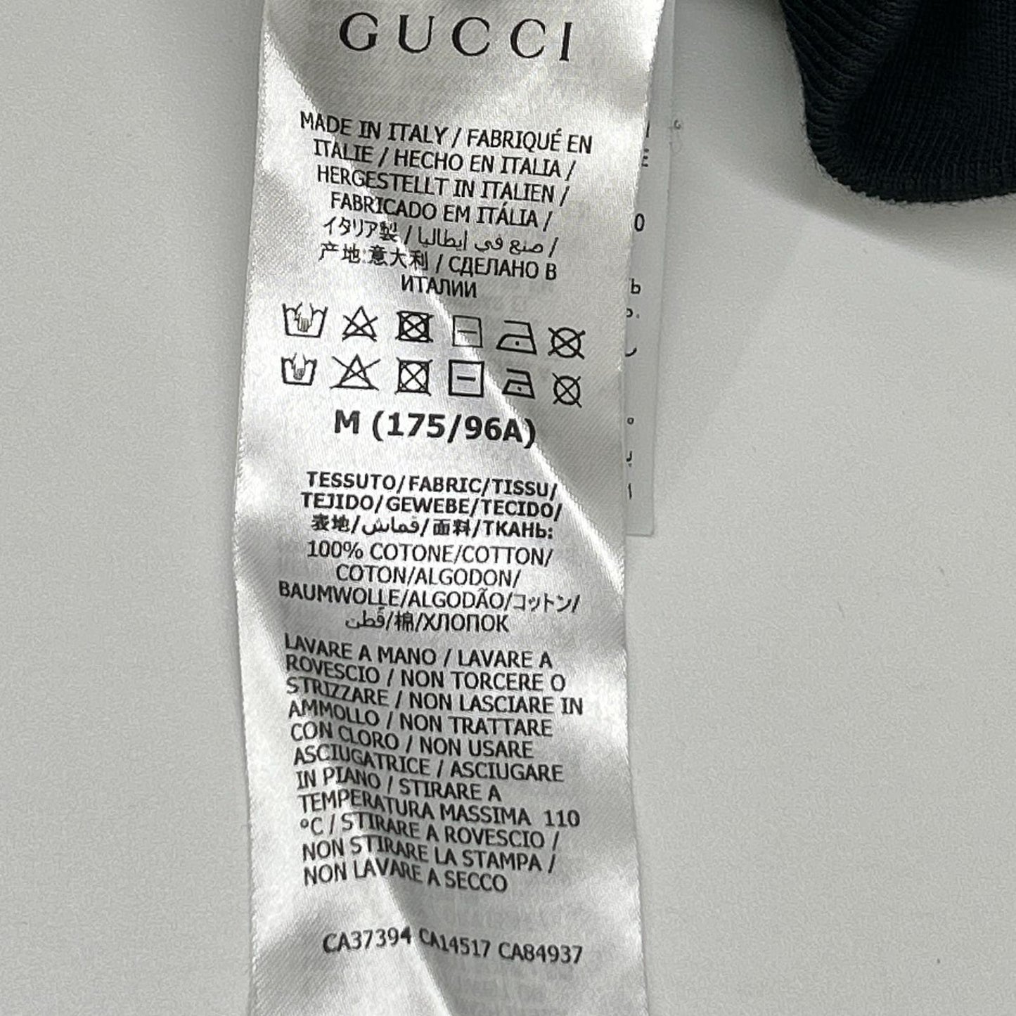 GUCCI グッチ 626989 ブラック シェリーライン ロゴプリントパーカー トップス