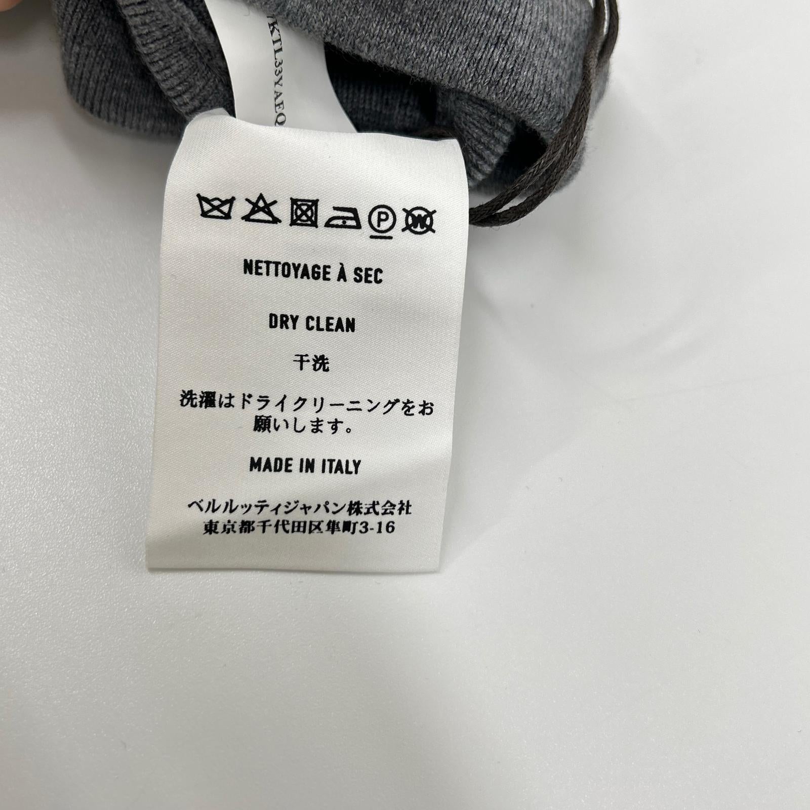 berluti ベルルッティ R17KTL33-001 グレー ウール Knitted Trousers スウェットイージーパンツ ボトムス