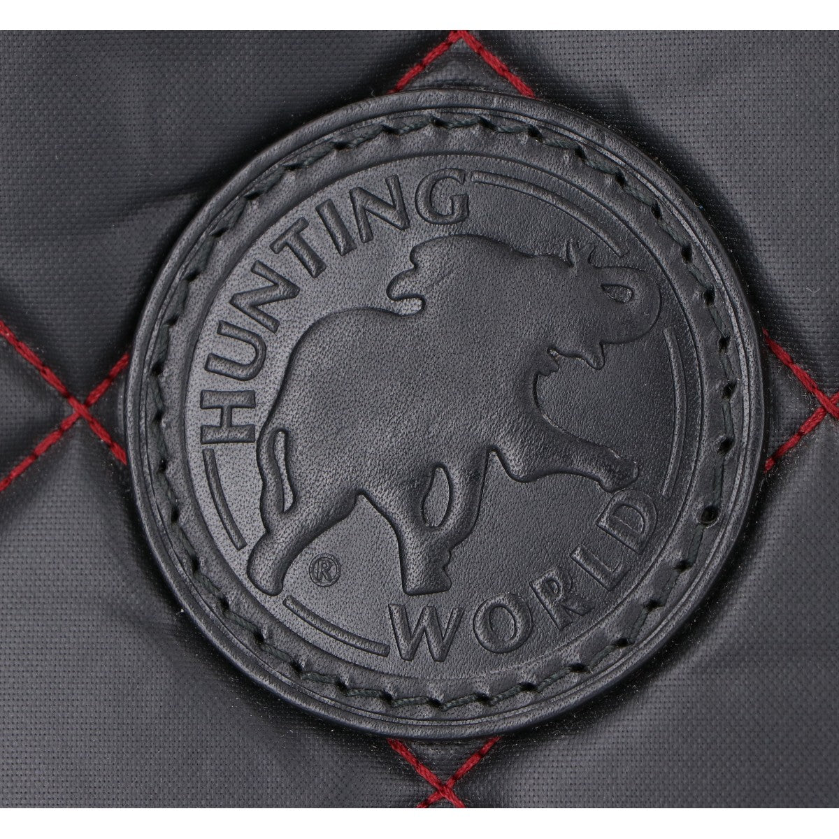 HUNTING WORLD ハンティングワールド 071804 レザーハンドル レッドステッチ バチューサーパス キルティング トートバッグ