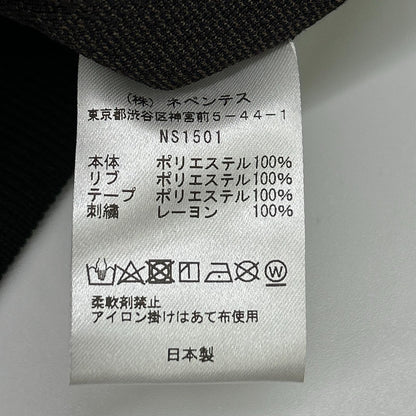 needles ニードルズ NS1501 23AW 直営店限定 ブラウン TRACK CREW NECK SHIRT チェックトラッククルーネックシャツ トップス