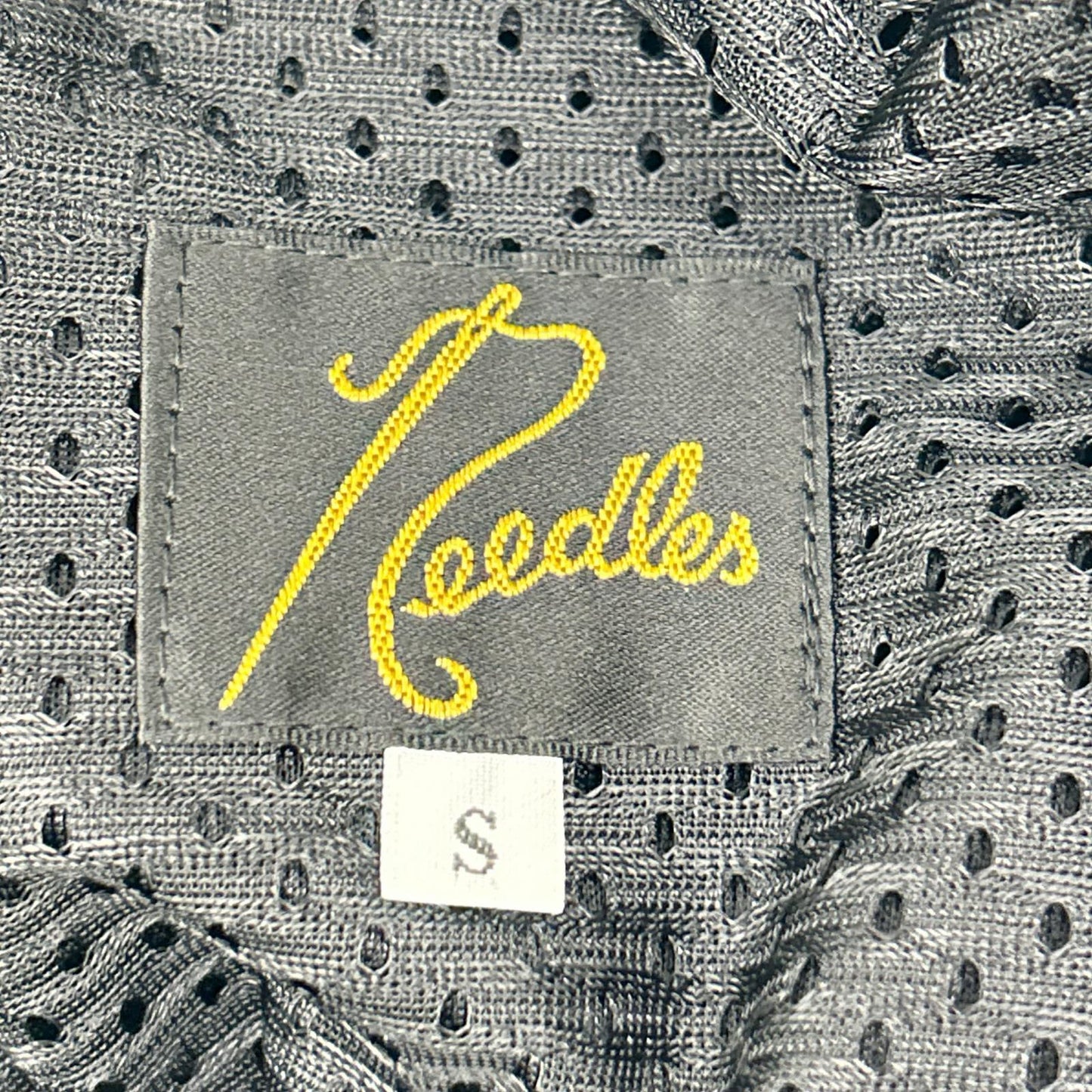 needles ニードルズ 【×DC SHOES】MR609 ブラック×パープル Track Pant - Poly Smooth / Printed ステッチワークプリントトラックパンツ ボトムス