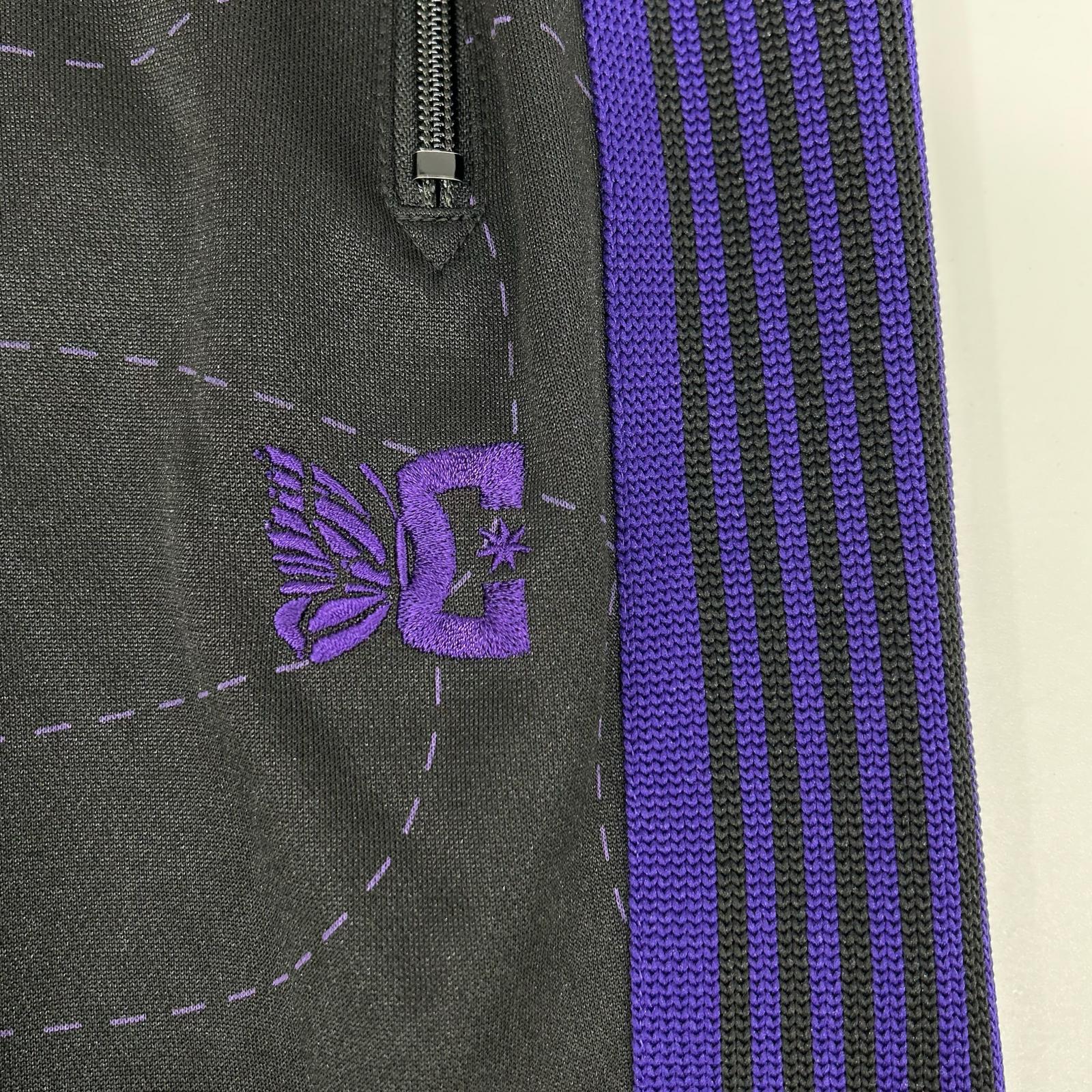 needles ニードルズ 【×DC SHOES】MR609 ブラック×パープル Track Pant