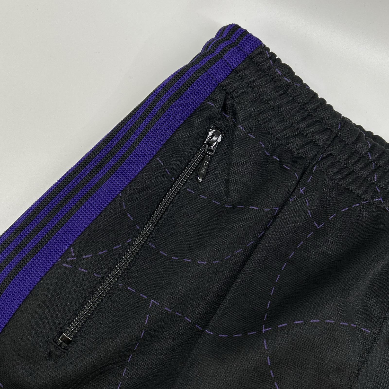 needles ニードルズ 【×DC SHOES】MR609 ブラック×パープル Track Pant