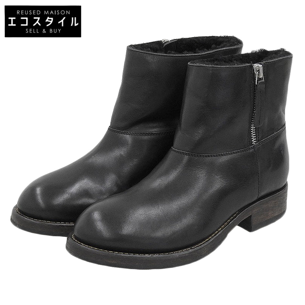 BUTTERO Buttero shearling-lined side-zip ankle boots shoes women's black 36 shoes