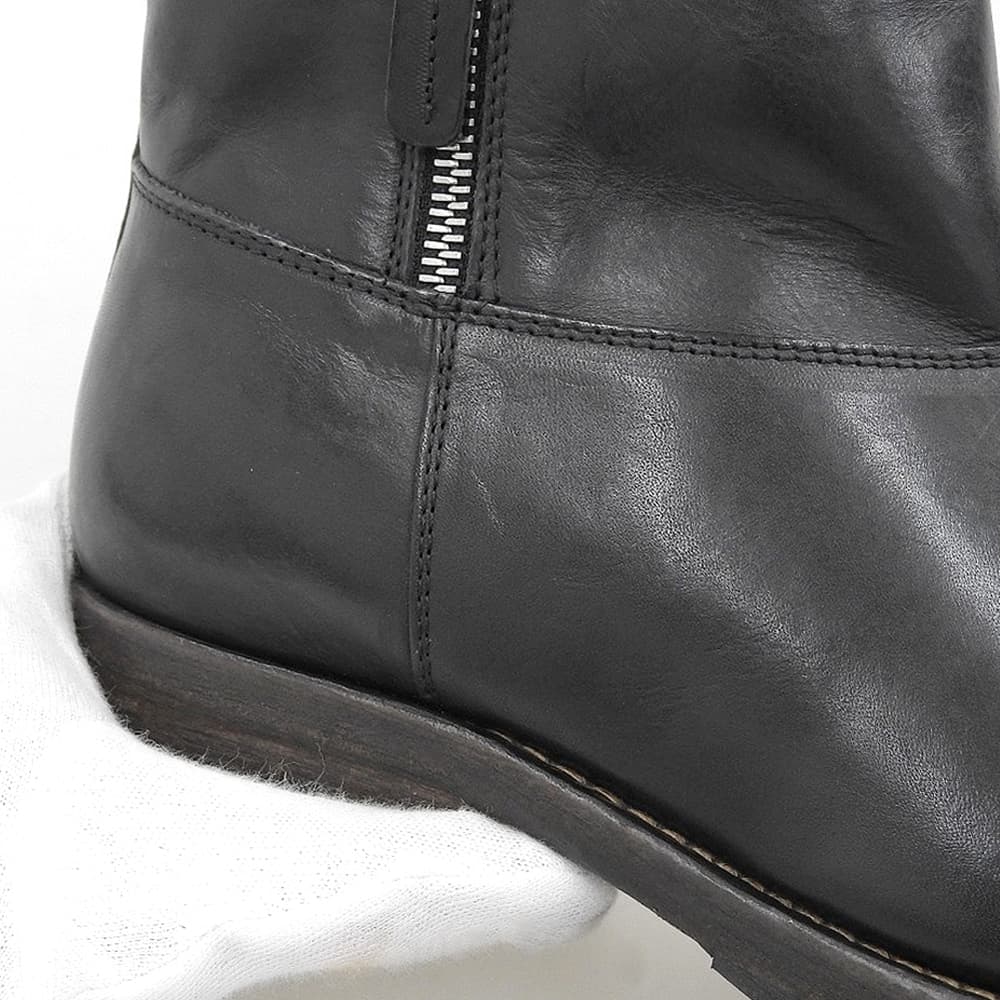 BUTTERO Buttero shearling-lined side-zip ankle boots shoes women's black 36 shoes