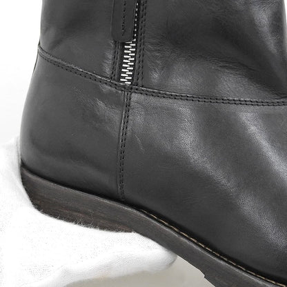 BUTTERO Buttero shearling-lined side-zip ankle boots shoes women's black 36 shoes