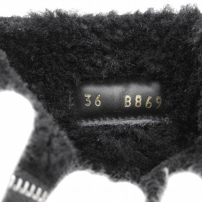 BUTTERO Buttero shearling-lined side-zip ankle boots shoes women's black 36 shoes