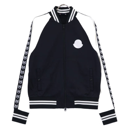 MONCLER モンクレール 20年製 ブラック×ホワイト MAGLIA CARDIGAN ロゴスリーブ トラックジャケット ジャケット