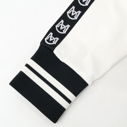 MONCLER モンクレール 20年製 ブラック×ホワイト MAGLIA CARDIGAN ロゴスリーブ トラックジャケット ジャケット