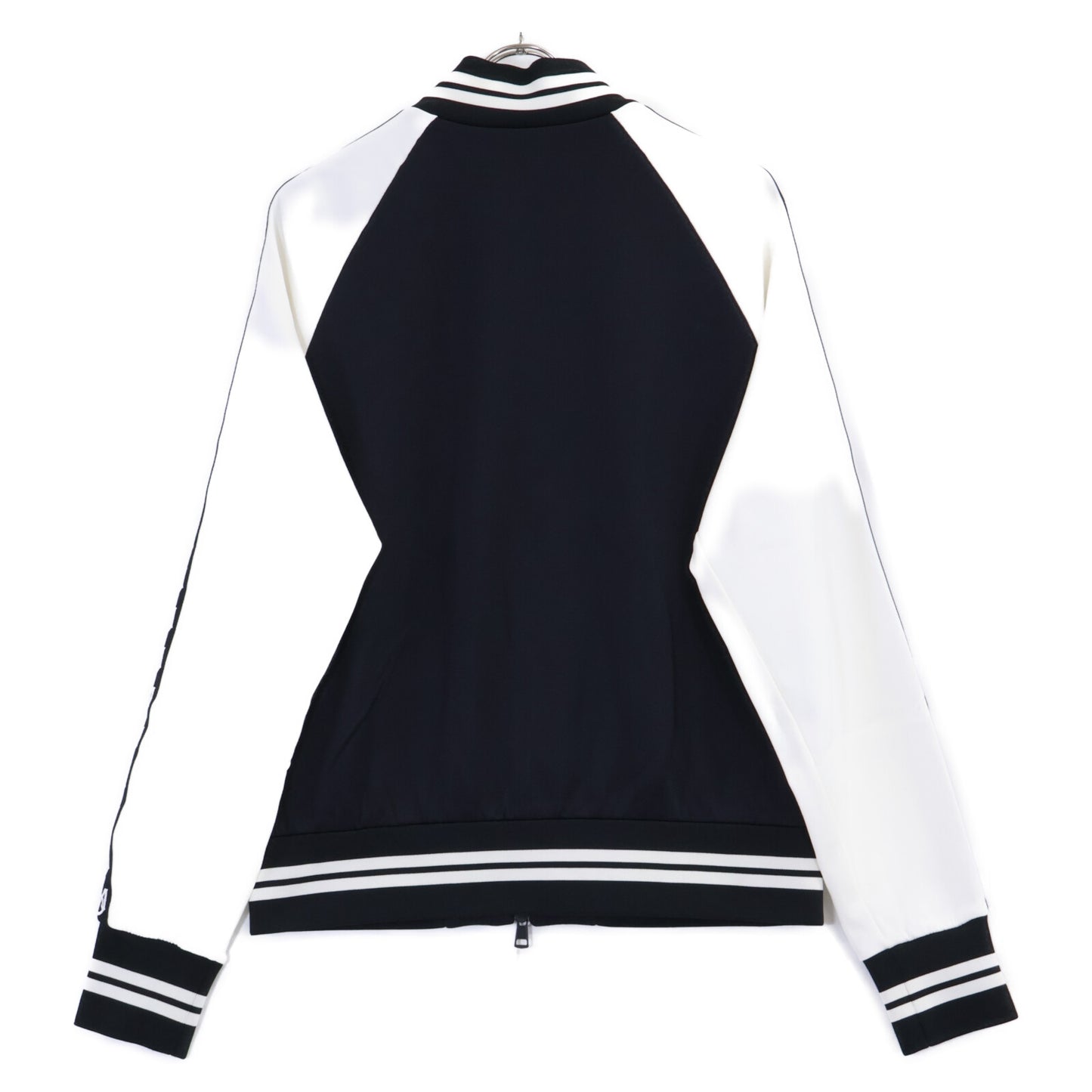 MONCLER モンクレール 20年製 ブラック×ホワイト MAGLIA CARDIGAN ロゴスリーブ トラックジャケット ジャケット