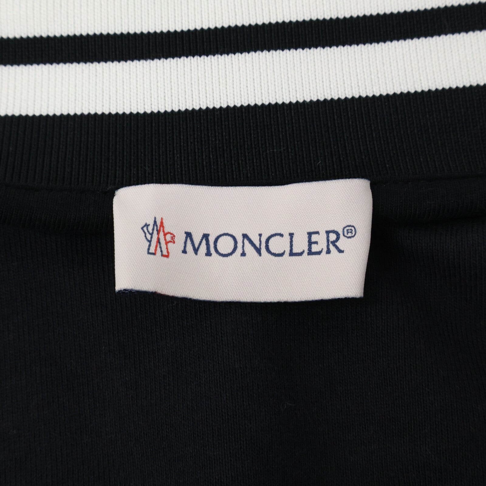 MONCLER モンクレール 20年製 ブラック×ホワイト MAGLIA CARDIGAN ロゴスリーブ トラックジャケット ジャケット