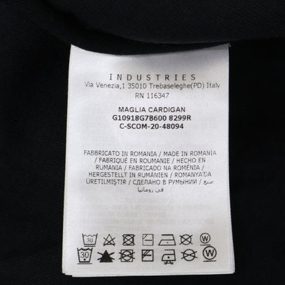 MONCLER モンクレール 20年製 ブラック×ホワイト MAGLIA CARDIGAN ロゴスリーブ トラックジャケット ジャケット