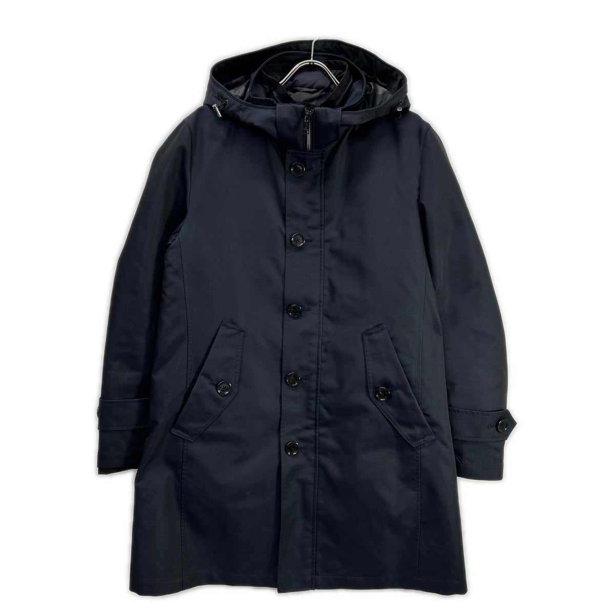 BLACK LABEL CRESTBRIDGE ブラックレーベルクレストブリッジ 51F10-220-28 ネイビー フード付きダブルフェイスメモリー10monthシティパーカー トップス