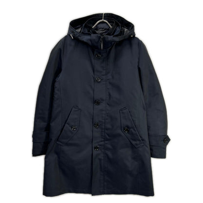 BLACK LABEL CRESTBRIDGE ブラックレーベルクレストブリッジ 51F10-220-28 ネイビー フード付きダブルフェイスメモリー10monthシティパーカー トップス