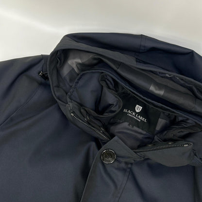 BLACK LABEL CRESTBRIDGE ブラックレーベルクレストブリッジ 51F10-220-28 ネイビー フード付きダブルフェイスメモリー10monthシティパーカー トップス