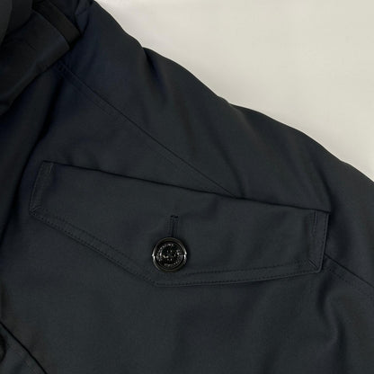 BLACK LABEL CRESTBRIDGE ブラックレーベルクレストブリッジ 51F10-220-28 ネイビー フード付きダブルフェイスメモリー10monthシティパーカー トップス