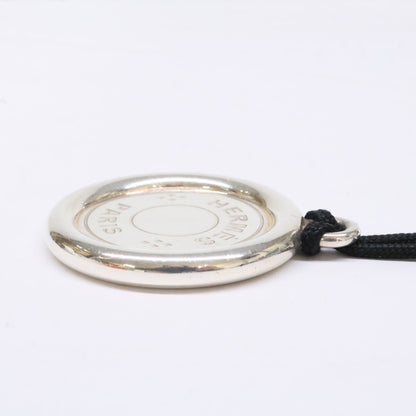 HERMES エルメス 103494B Ag925 セリエ クルドシェル TGM コイン コード ネックレス