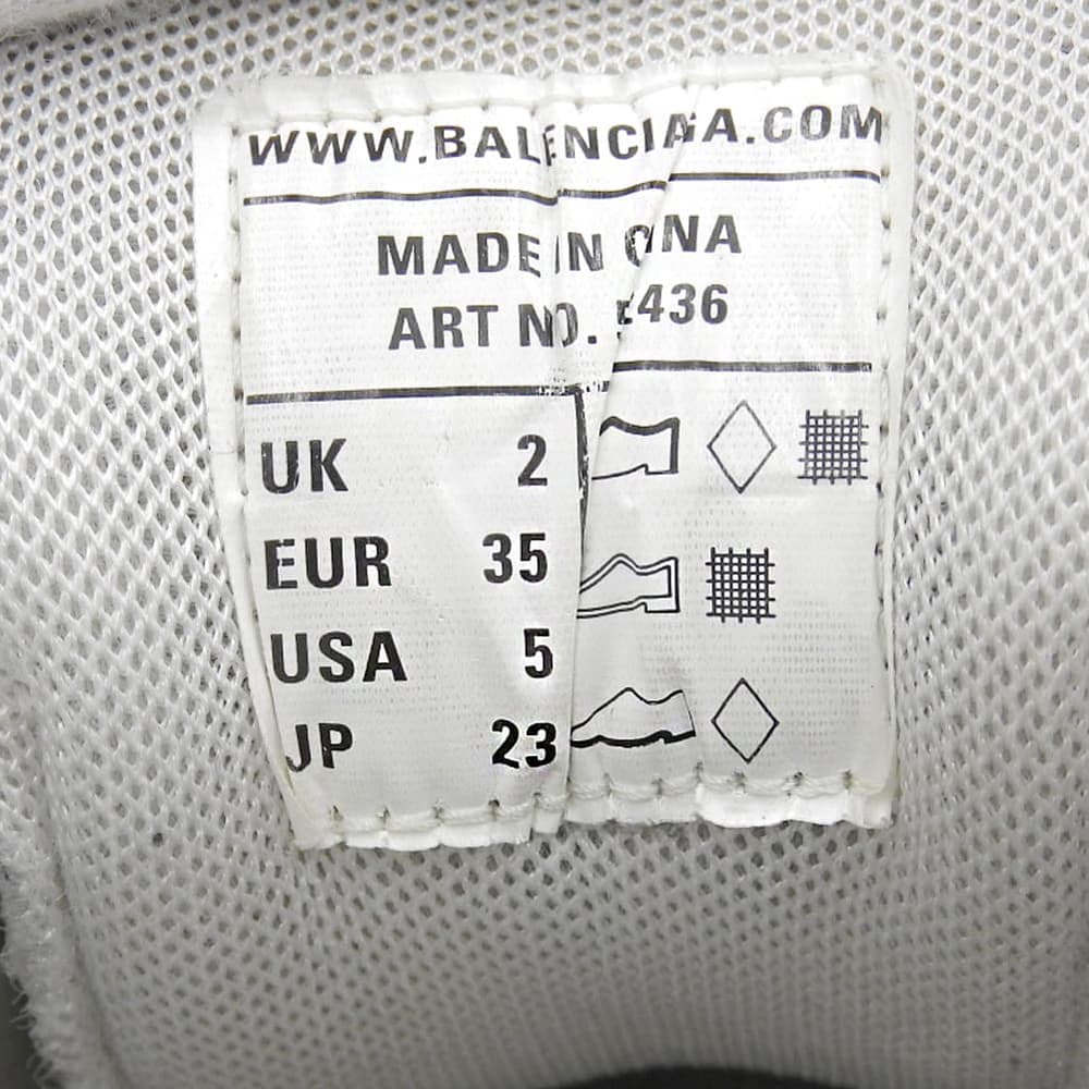 BALENCIAGA バレンシアガ TRACK TRAINERS/トラックトレーナー ローカットスニーカー シューズ レディース ホワイト 23cm 542436 シューズ