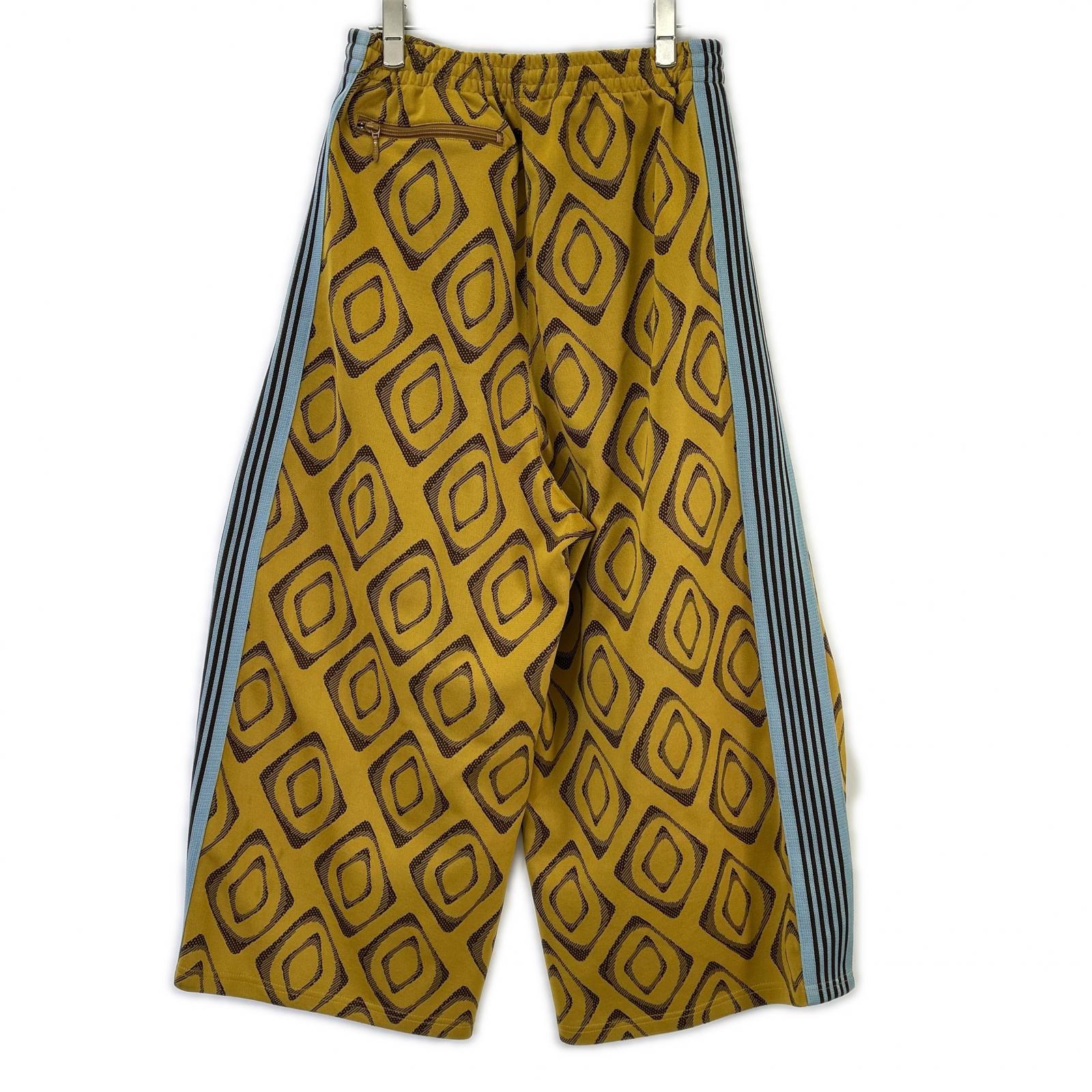 needles ニードルズ 24SS OT1513 イエロー 総柄 H.D. Track Pant/ヒザデルトラックパンツ ボトムス