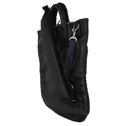 Porter Classic ポータークラシック 新品同様 PC-050-2502 PC RIDERS LEATHER NEWTON HELMET CASE W/LOVE＆PEACE SILVER トートバッグ