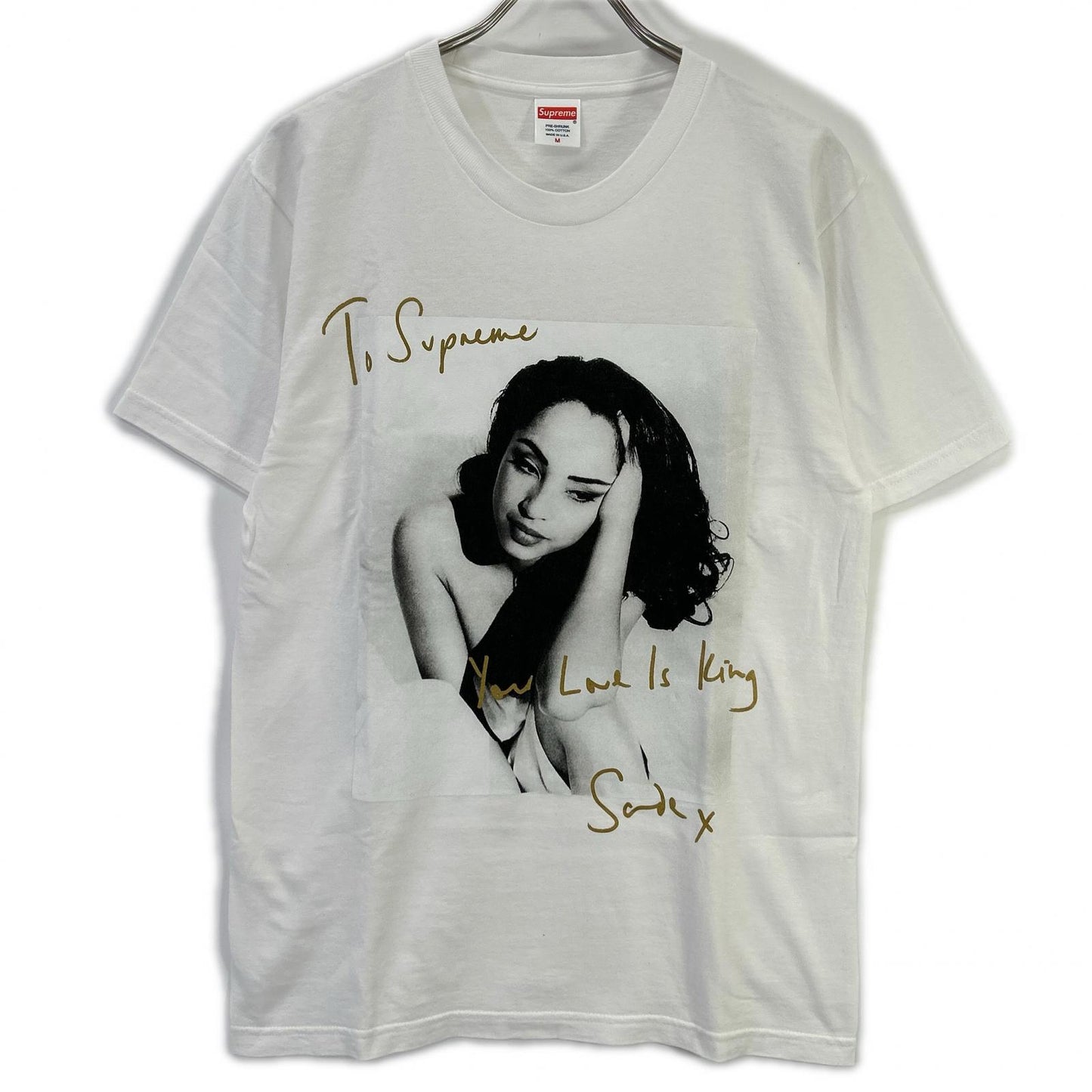 Supreme シュプリーム 17SS ホワイト SADE/シャーデー フォトプリント ショートスリーブカットソー トップス