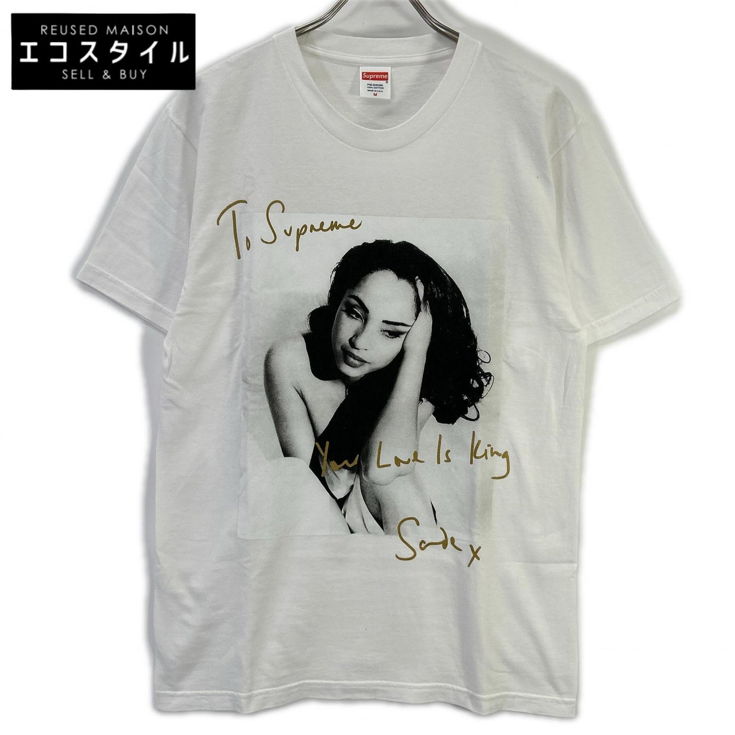 Supreme シュプリーム 17SS ホワイト SADE/シャーデー フォトプリント ショートスリーブカットソー トップス