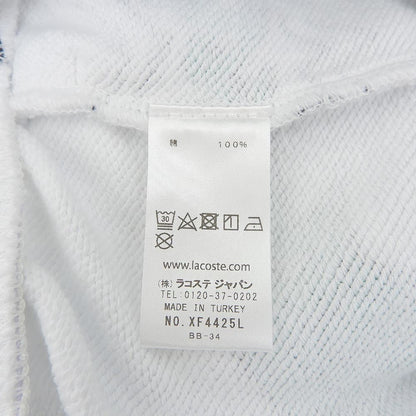 Lacoste ラコステ 新品同様 オールオーバーシーズナルプリントスウェットパンツ ボトムス レディース ホワイト 34 ボトムス