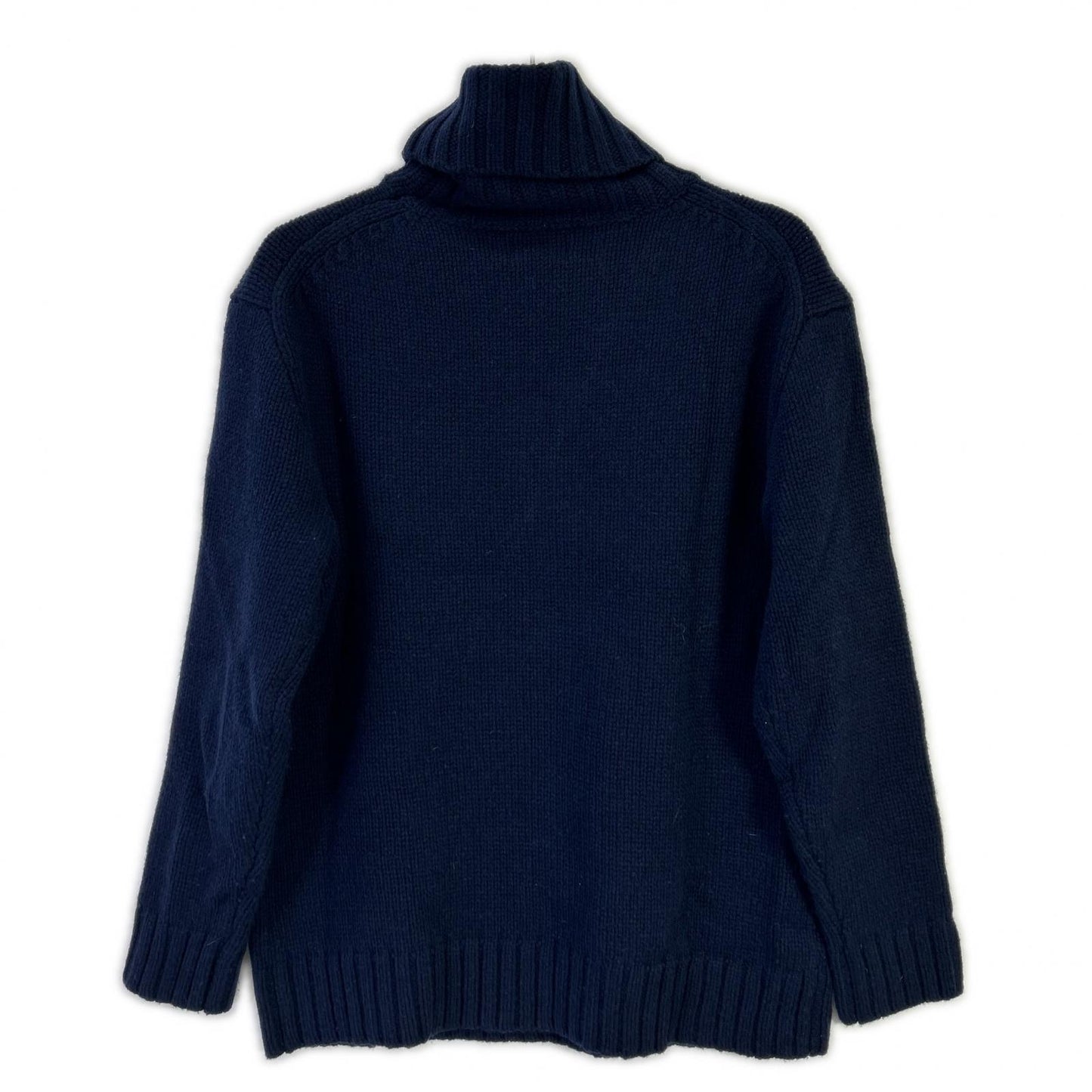 POLObyRalphLauren ポロラルフローレン ネイビー フリンジトリム フラッグセーター トップス