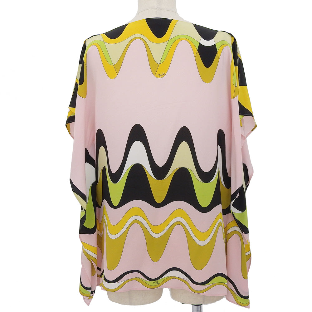 EMILIO PUCCI エミリオプッチ シルク100 シアートップス レディース ピンク 6 トップス