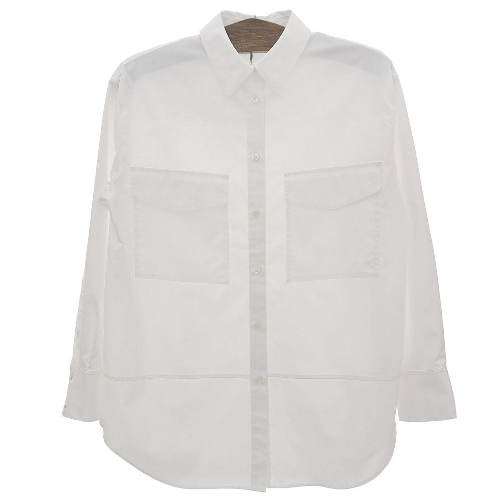 theory luxe セオリーリュクス 新品同様 Cotton Kaylee Shirt シャツブラウス トップス レディース 白 ホワイト 38 03-5308211 25年製 トップス