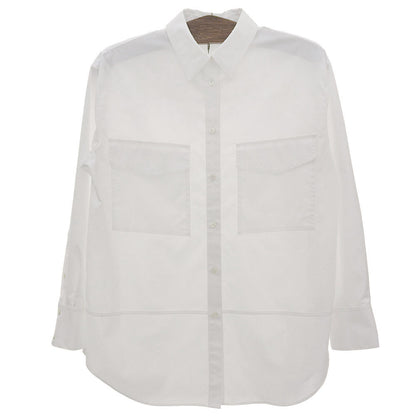 theory luxe セオリーリュクス 新品同様 Cotton Kaylee Shirt シャツブラウス トップス レディース 白 ホワイト 38 03-5308211 25年製 トップス