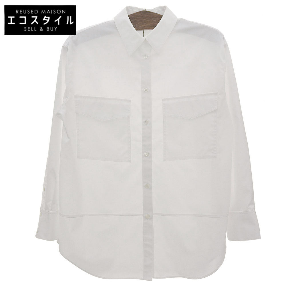 theory luxe セオリーリュクス 新品同様 Cotton Kaylee Shirt シャツブラウス トップス レディース 白 ホワイト 38 03-5308211 25年製 トップス