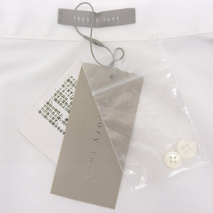 theory luxe セオリーリュクス 新品同様 Cotton Kaylee Shirt シャツブラウス トップス レディース 白 ホワイト 38 03-5308211 25年製 トップス