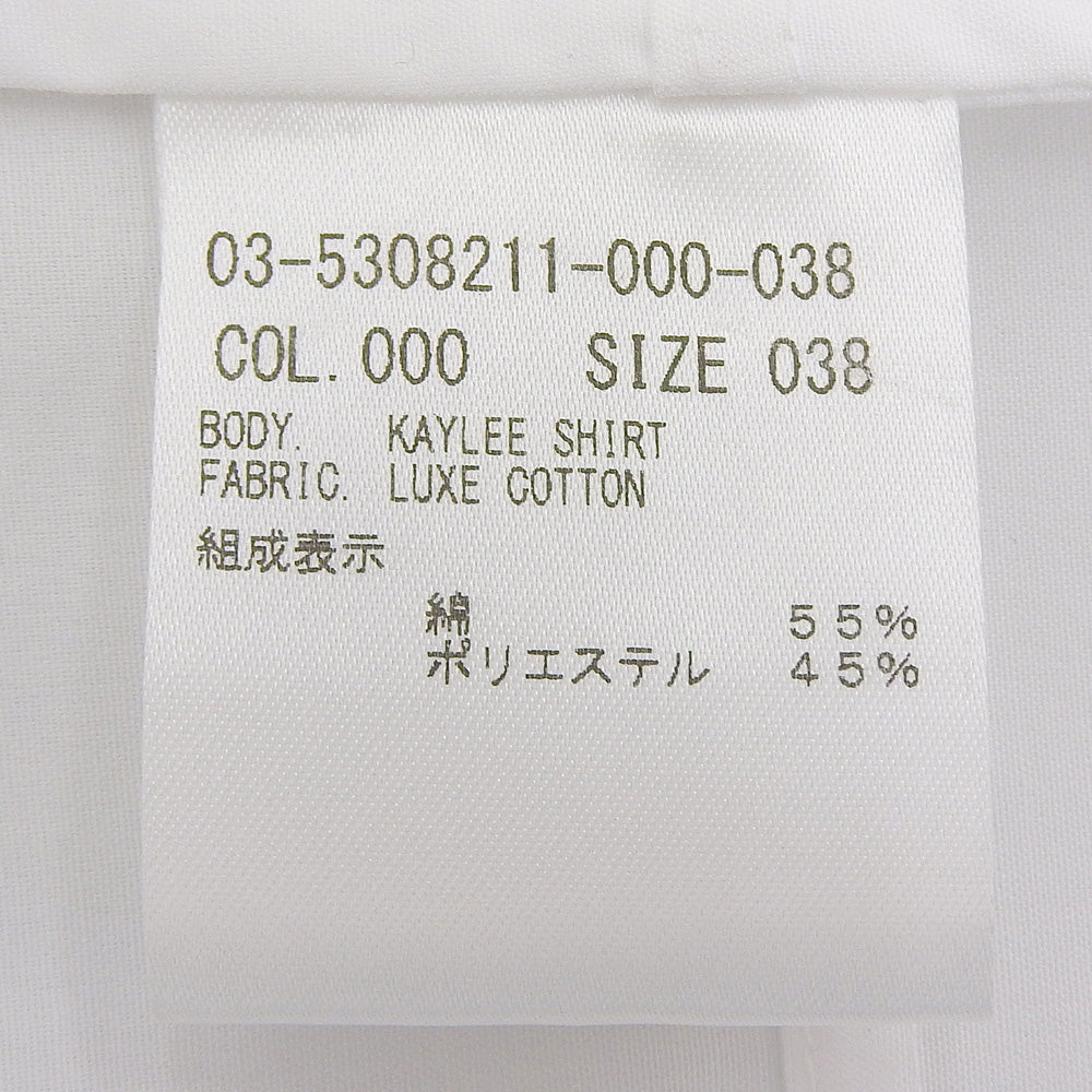 theory luxe セオリーリュクス 新品同様 Cotton Kaylee Shirt シャツブラウス トップス レディース 白 ホワイト 38 03-5308211 25年製 トップス