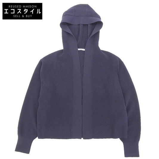 theory luxe セオリーリュクス 美品 Fulton Nelli Cardigan フーデットニットカーディガン トップス レディース 紺 38 03-5103730 25年製 トップス