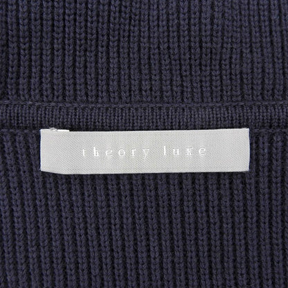 theory luxe セオリーリュクス 美品 Fulton Nelli Cardigan フーデットニットカーディガン トップス レディース 紺 38 03-5103730 25年製 トップス