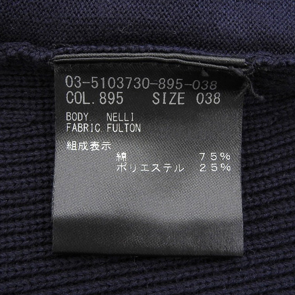 theory luxe セオリーリュクス 美品 Fulton Nelli Cardigan フーデットニットカーディガン トップス レディース 紺 38 03-5103730 25年製 トップス