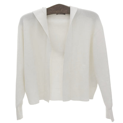 theory luxe セオリーリュクス 美品 Fulton Nelli Cardigan フーデットニットカーディガン トップス 白 ホワイト 38 03-5103730 25年製 トップス