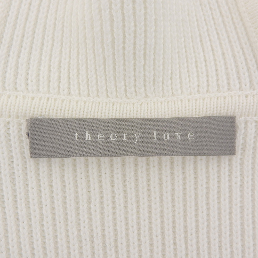 theory luxe Excellent-Condition Fulton Nelli Cardigan Hooded Knit Cardigan Tops White 38 03-5103730 Made in 2025 Tops