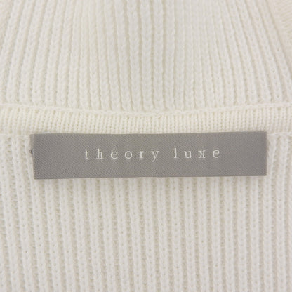 theory luxe Excellent-Condition Fulton Nelli Cardigan Hooded Knit Cardigan Tops White 38 03-5103730 Made in 2025 Tops