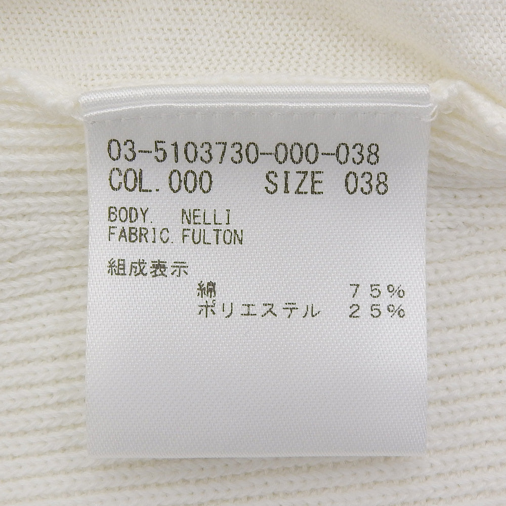 theory luxe セオリーリュクス 美品 Fulton Nelli Cardigan フーデットニットカーディガン トップス 白 ホワイト 38 03-5103730 25年製 トップス