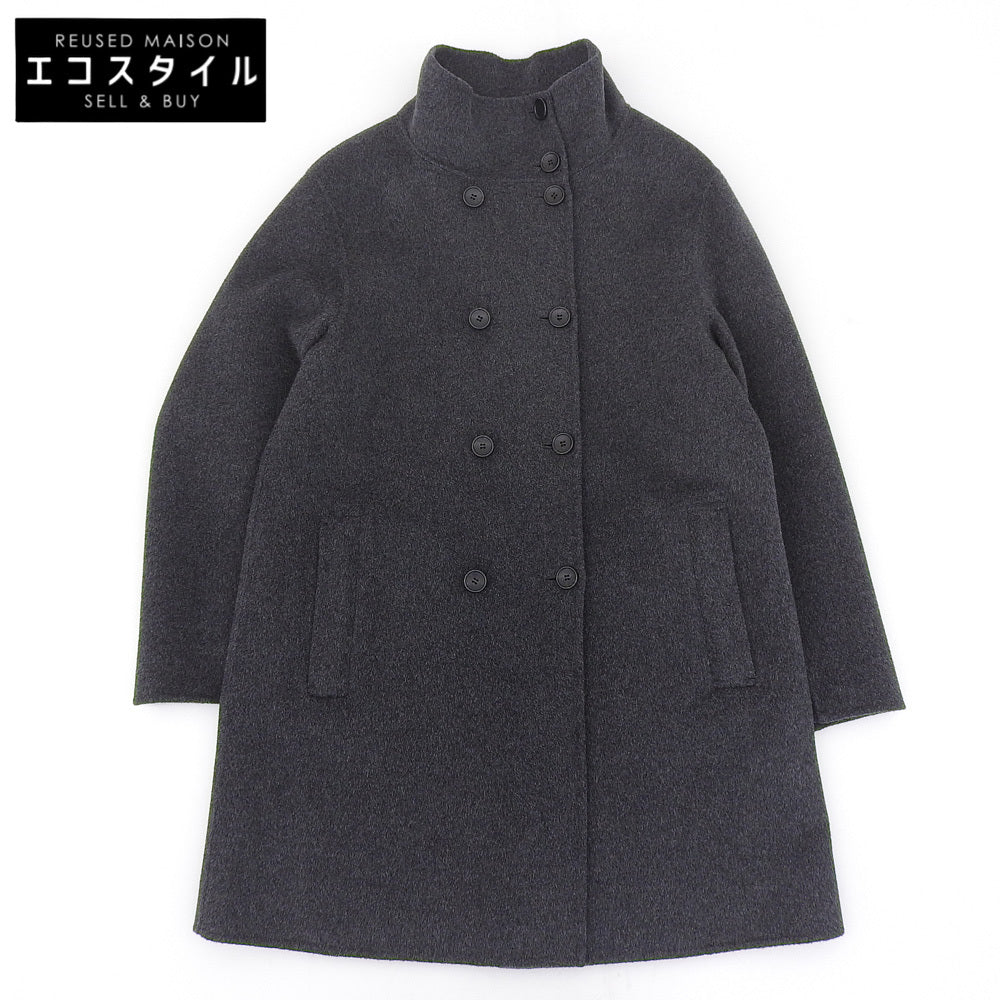 theory luxe セオリーリュクス 美品 ウールカシミヤ Moxie Olevia ダブルコート レディース グレー 38 03-4309601 24年製 コート