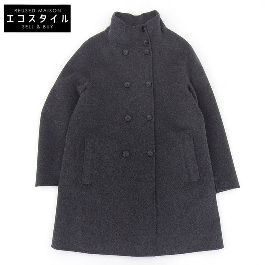theory luxe セオリーリュクス 美品 ウールカシミヤ Moxie Olevia ダブルコート レディース グレー 38 03-4309601 24年製 コート